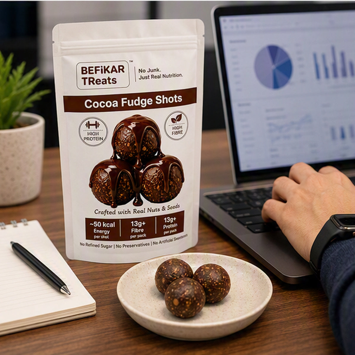 Cocoa Fudge Shots (80g)